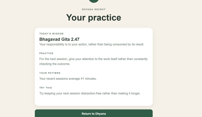 Dhyana focus app – screenshot 4
