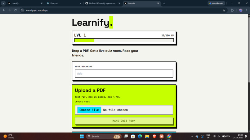 Learnify – screenshot 1