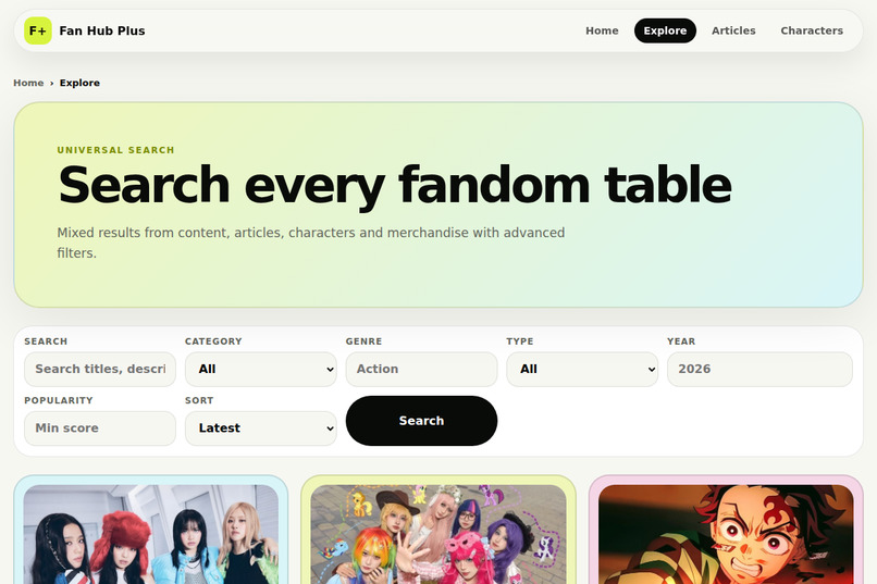 Fan Hub Plus – screenshot 2