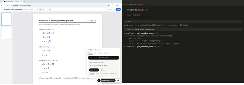 StudyLens: An AI Tutor That Learns How You Think – screenshot 5