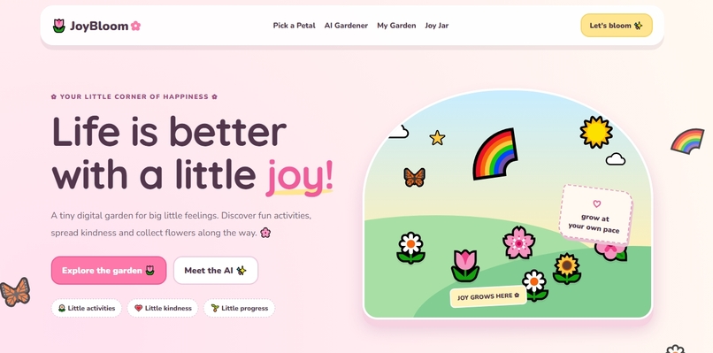 joybloom – screenshot 1