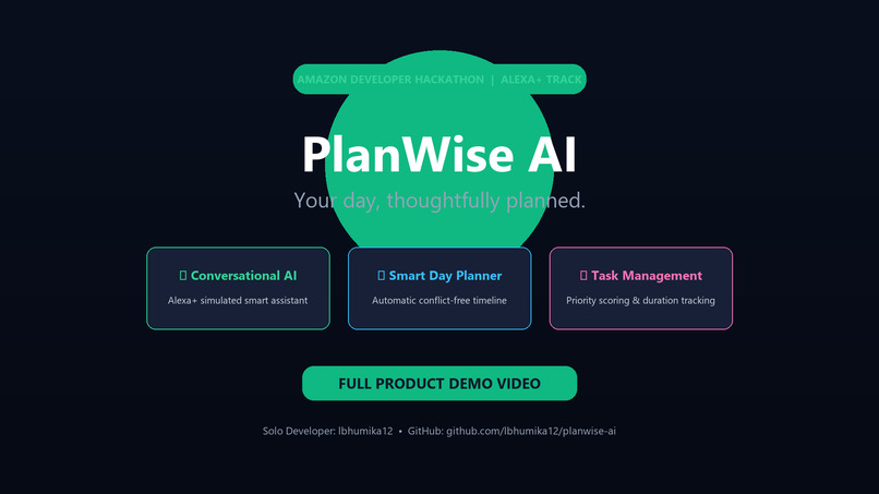 PlanWise AI – screenshot 1