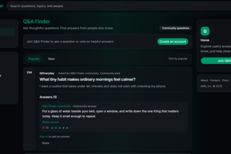 Questions and Answers Society