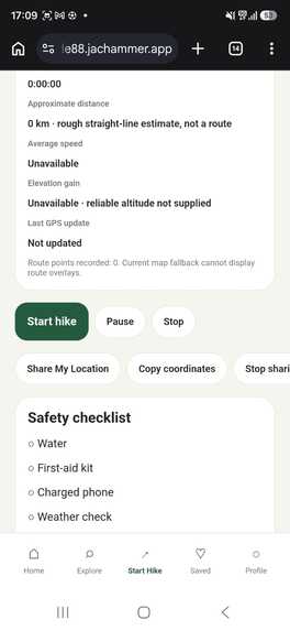 Hike-Safe – screenshot 2