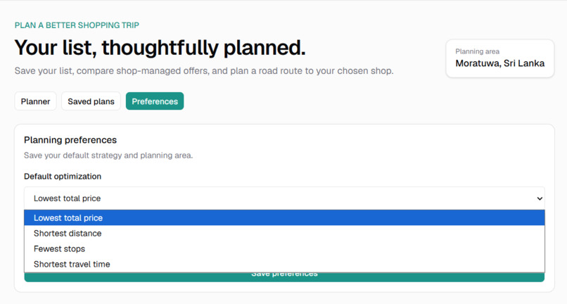 smart shopping planner ai – screenshot 6