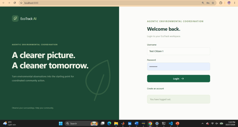 EcoTrack AI – screenshot 2