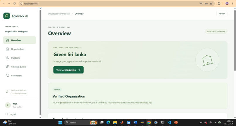 EcoTrack AI – screenshot 3