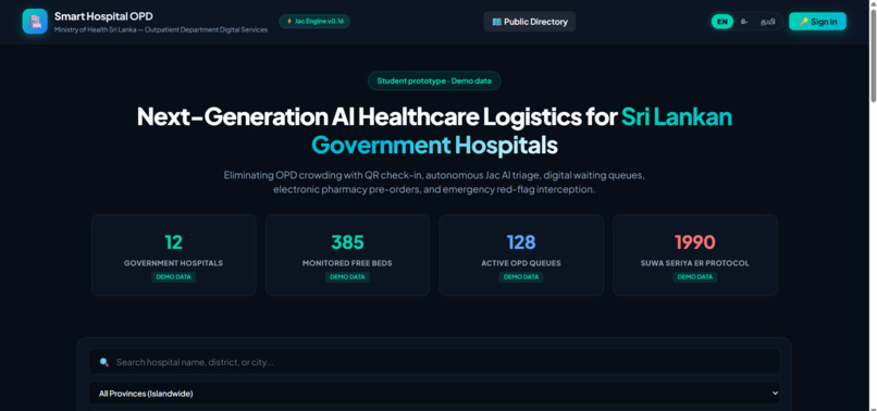 AI Agent For Hospital Management System – screenshot 1