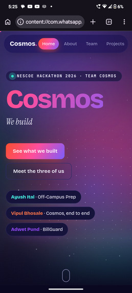 cosmos – screenshot 1