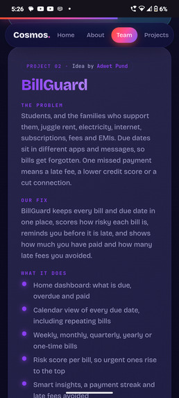 cosmos – screenshot 7