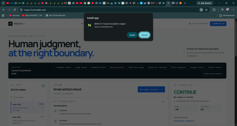 Nexus-H – screenshot 1