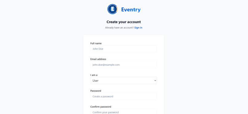 Eventry – screenshot 3