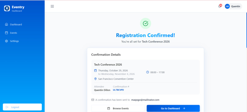 Eventry – screenshot 6