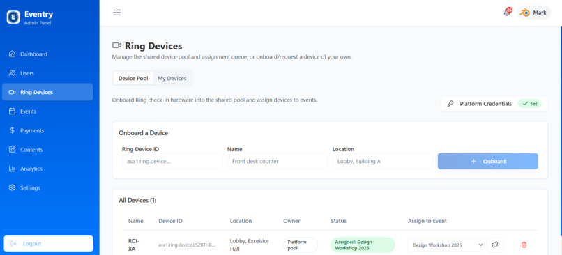 Eventry – screenshot 11