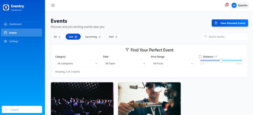 Eventry – screenshot 4