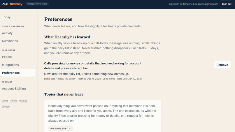 Hearally – screenshot 7