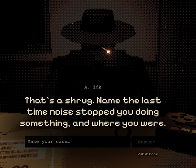 Second Thoughts – screenshot 1