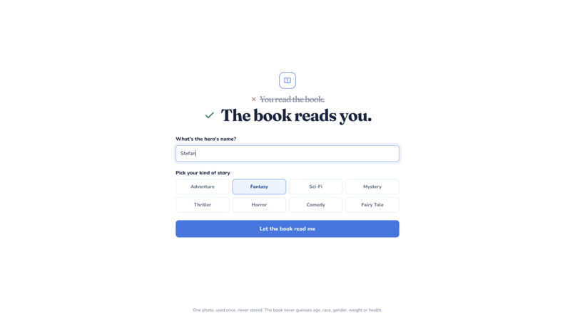The Book Reads you – screenshot 1