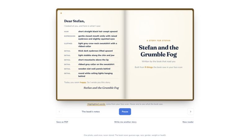 The Book Reads you – screenshot 4