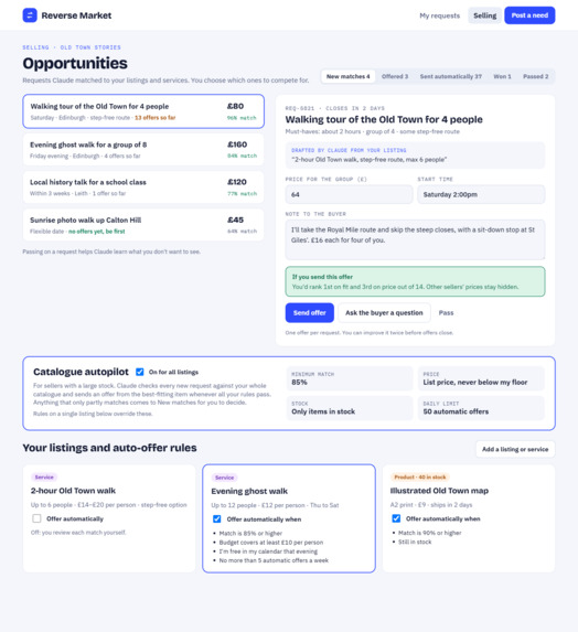 Reverse Market – screenshot 2
