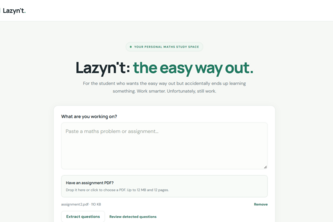 Lazyn't : the easy way out