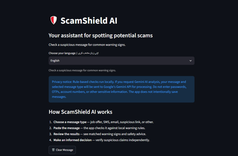 ScamShield AI – screenshot 4