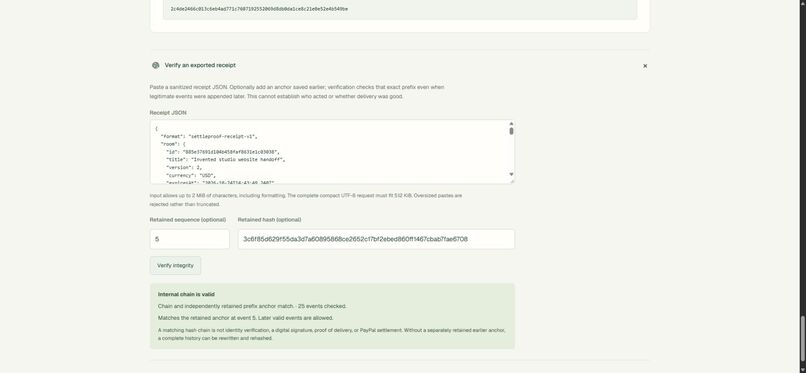SettleProof Agreements – screenshot 3