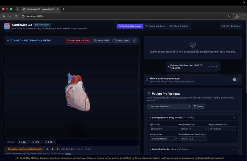 CardioMap3D – screenshot 1