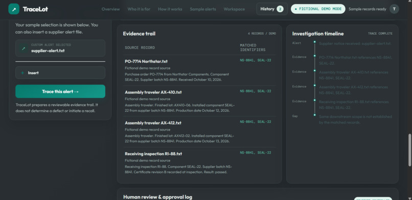 TraceLot – screenshot 4
