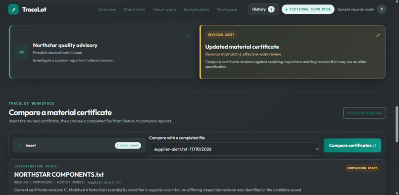 TraceLot – screenshot 5