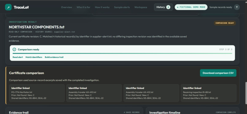 TraceLot – screenshot 6