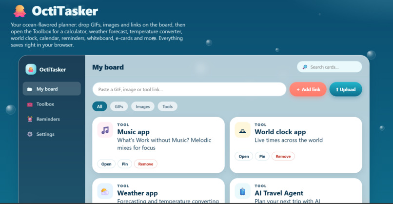 Octi-Tasker – screenshot 1