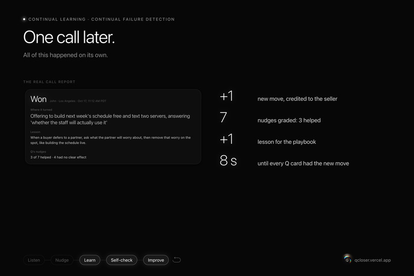 Q: your cue to close – screenshot 3