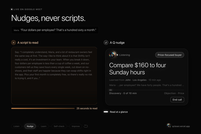 Q: your cue to close – screenshot 5