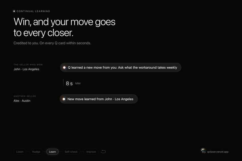 Q: your cue to close – screenshot 8