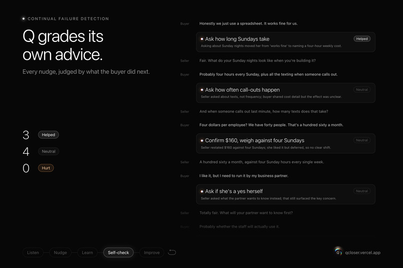 Q: your cue to close – screenshot 9