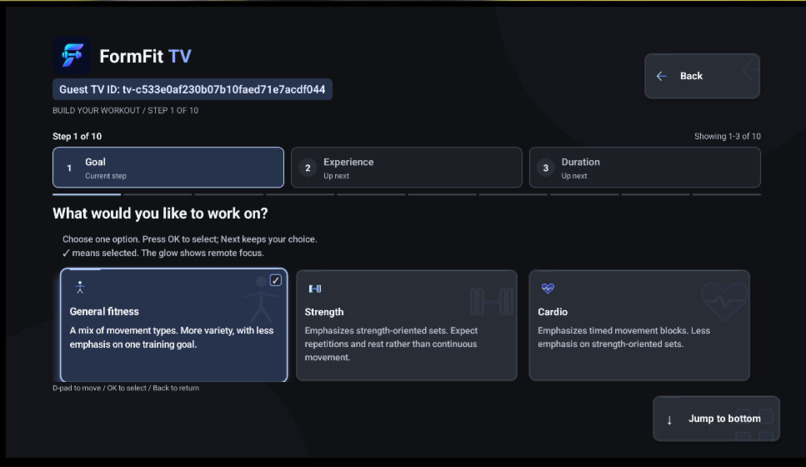 FormFit TV – screenshot 2