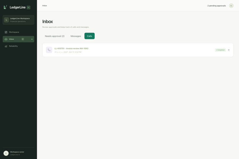 LedgerLine – screenshot 2