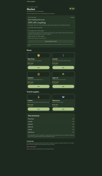 Healthy Garden – screenshot 2