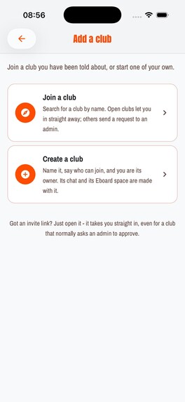 ClubChat – screenshot 2
