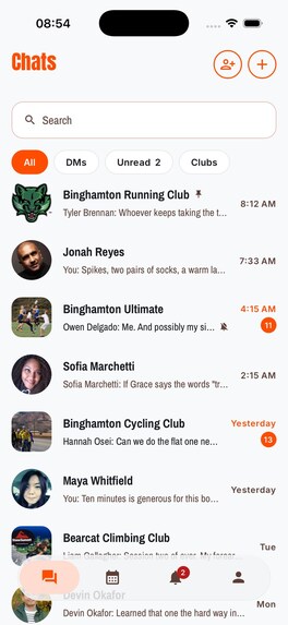 ClubChat – screenshot 8