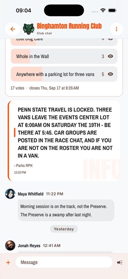 ClubChat – screenshot 15