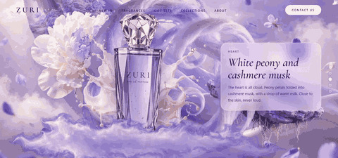 ZURI perfume – screenshot 1