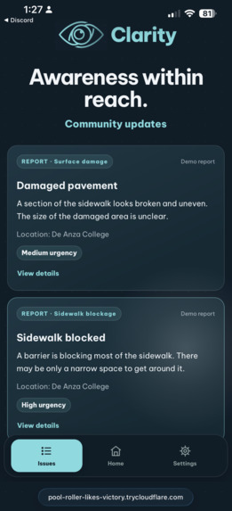 Clarity – screenshot 2