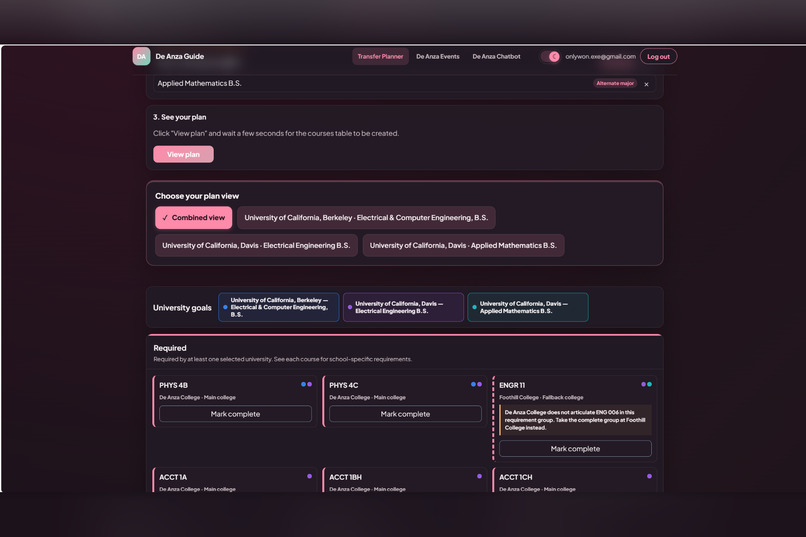 Transfer Planner – screenshot 3