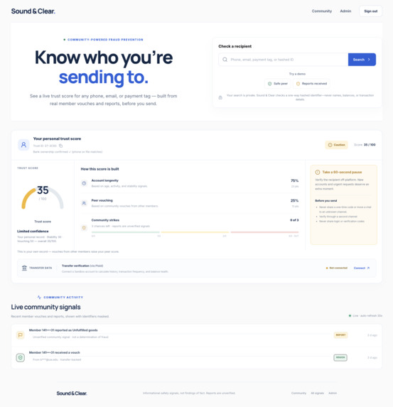 Sound&Clear – screenshot 1