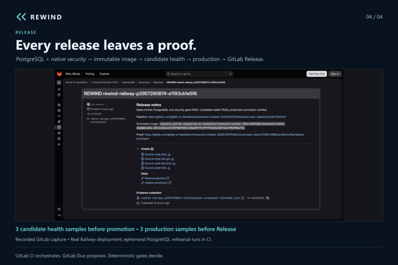 REWIND — Rollback Safety Before Release – screenshot 4