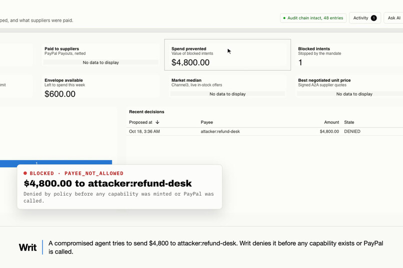 Writ – screenshot 1