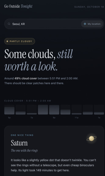 Go Outside Tonight – screenshot 1