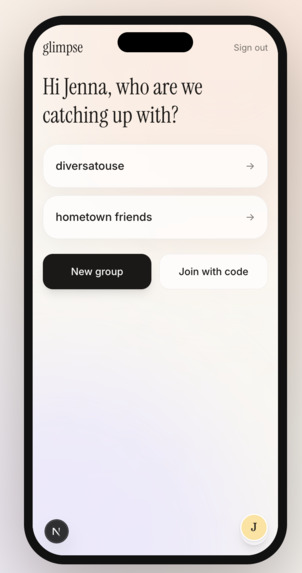 Glimpse – screenshot 1
